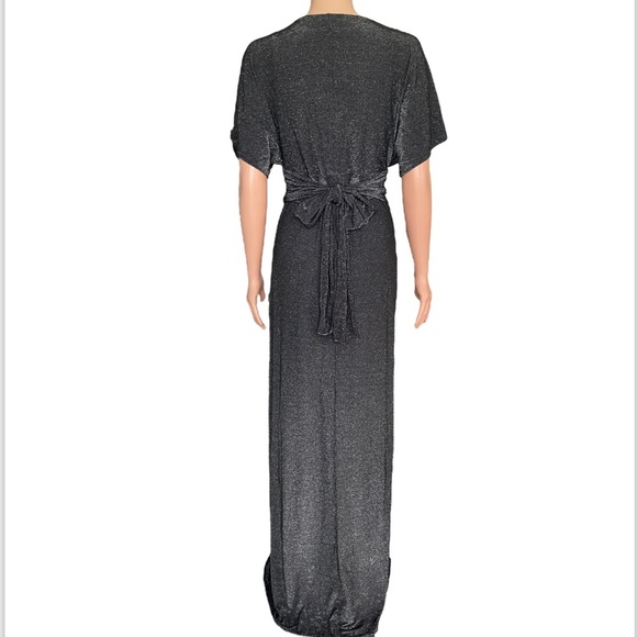 Halston Heritage Metallic Jersey Kimono Gown special occasion - Picture 7 of 11